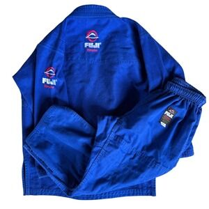 Fuji Kimono BJJ Gi Blue Martial Arts Uniform Set Jacket and Pants Size C2